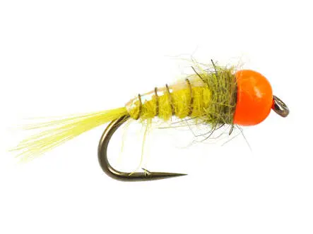 TG Tinsel Yellow Hot Orange Nymph