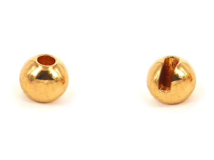 Bolas tungsteno con ranura - DORADO - 10 pcas.