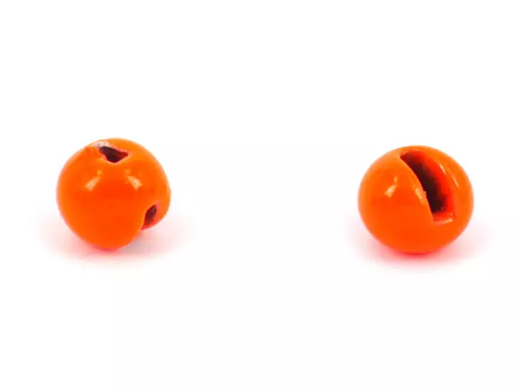 Bolas tungsteno con ranura - FLUO NARANJA - 10 pcas.