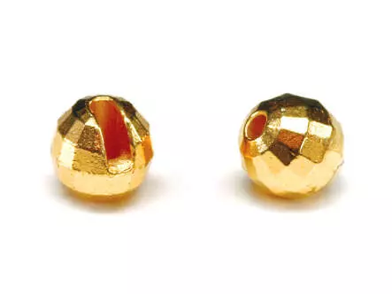 Bolas tungsteno facetas - DORADO - 10 pcas.