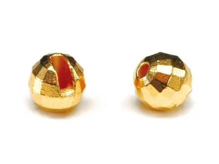 Bolas tungsteno facetas - DORADO - 10 pcas.