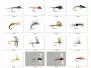 Set Baetidae (Olive - Pale Olive) - M - 16 moscas