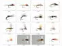 Set Baetidae (Olive - Dark Olive) - M - 16 moscas