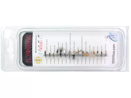 Set Baetidae (Olive - Iron Blue) - M - 16 moscas