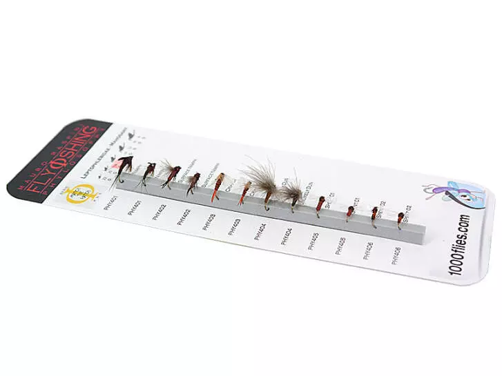 Set Leptophlebiidae (Mahogany) - XS - 12 moscas