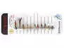 Set Trichoptera (Larve - Pupe - Emerger) - L - 11 moscas