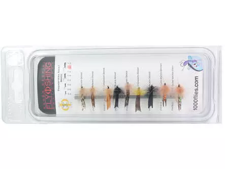 Set Trichoptera (Adult Sedge) - M - 9 moscas