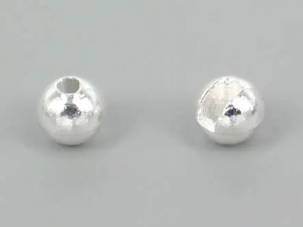 Bolas tungsteno con ranura - PLATEADO - 10 pcas. - 3,0 mm