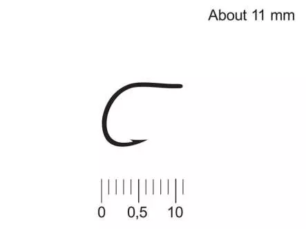 Anzuelos para secas - 24 pcas. - #12 (11 mm)