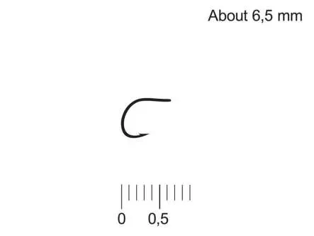 Anzuelos para secas - 24 pcas. - #18 (6,5 mm)