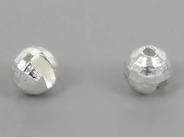 Bolas tungsteno facetas - PLATEADO - 10 pcas.
