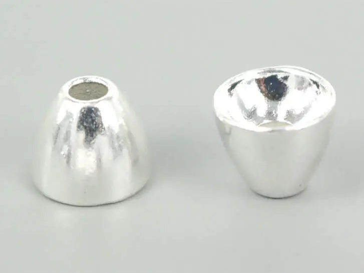 Cascos tungsteno - PLATEADO - 10 pcas. - 6 x 4,8 mm