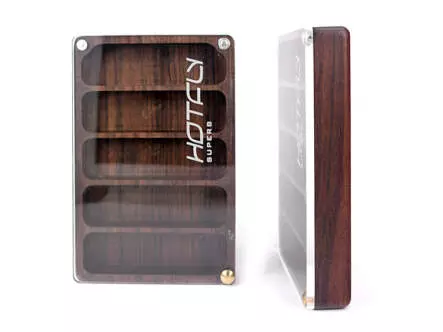 Caja de moscas hotfly NUTLUX STREAMER GLASS