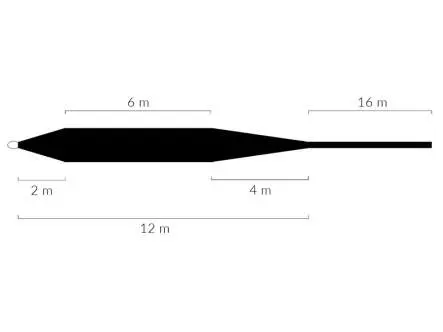 Línea mosca DOWNWATER WF/S hundida 6 ips