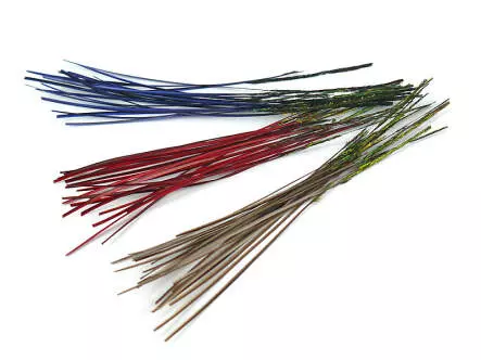 PEACOCK QUILLS HAND STRIPPED PAVO REAL hotfly - 25 pc.