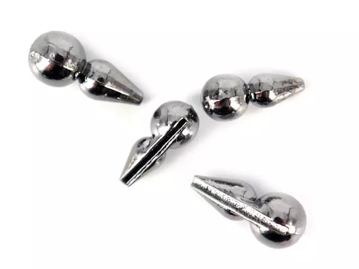 Cuerpos tungsteno más bola - NEGRO NÍQUEL - 10 pcas.
