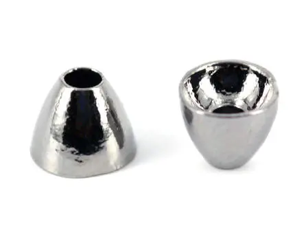 Cascos tungsteno - NEGRO NÍQUEL - 10 pcas. - 5 x 4 mm