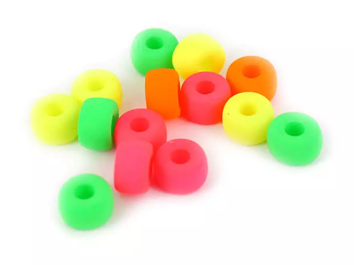 FLUO GLASS BEAD hotfly - 9 mm