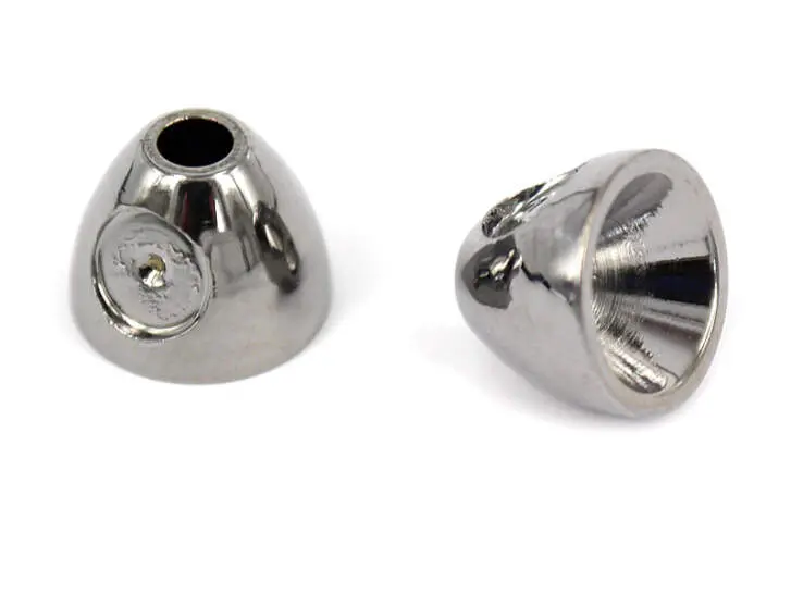 XL CONEHEADS hotfly - 10 pc. - black nickel 9 x 7 mm