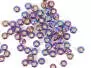 UV-RAINBOW GLASS BEADS hotfly - 2,6 mm - 100 pc. - blue...