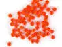 JAPANESE OPAQUE GLASS BEADS hotfly - 2,2 mm - 150 pc. - red