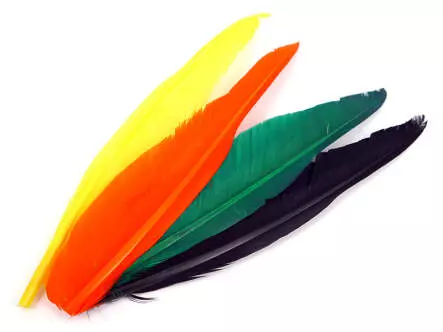 PLUMA QUILL DE GANSO (GOOSE QUILL FEATHER) hotfly - 1...