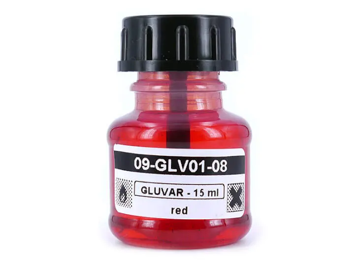 Barniz premium GLUVAR hotfly - 15 ml - red