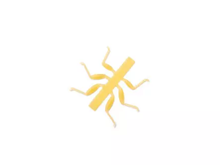 J:son Realistic Mayfly nymph legs - N3 - 12 pc. - yellow