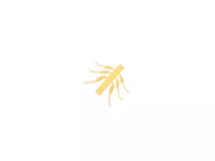 J:son Realistic Mayfly nymph legs - N5 - 12 pc. - yellow