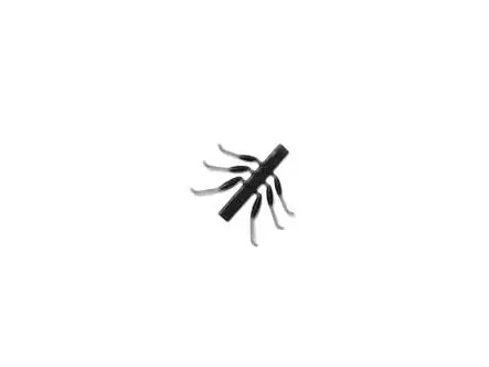 J:son Realistic Mayfly nymph legs - N5 - 12 pc. - black