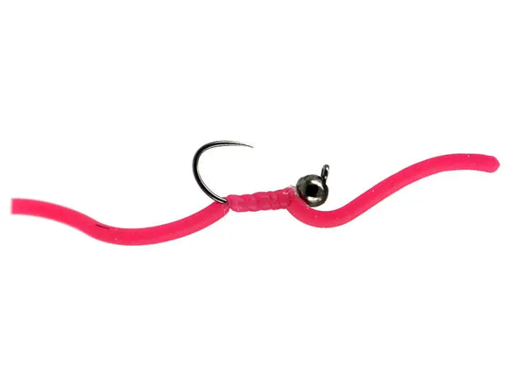 Like Real Squirmy Worm Blood Red TG BL 8