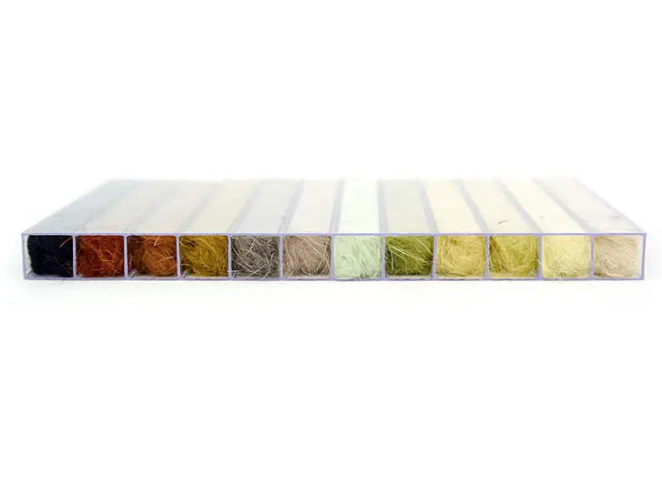 Dubbing dispenser V2 - NYMPH NATURAL hotfly - selection 2 - 12 colors