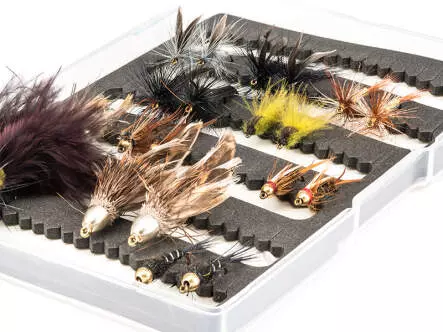 Selección moscas TRUCHA STANDARD BL - 22 moscas...