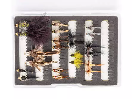 Selección moscas TRUCHA STANDARD BL - 22 moscas...