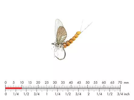 Mayfly Dun M4 Cinnamon Brown 10mm