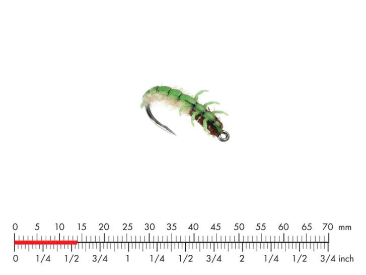 Caddis Larva L4 Green 14mm