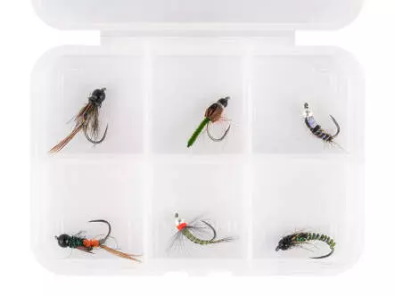 Selección moscas hotfly BRASS BEAD NYMPHS...