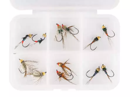 Selección moscas hotfly TUNGSTEN NYMPHS LTD - 12...