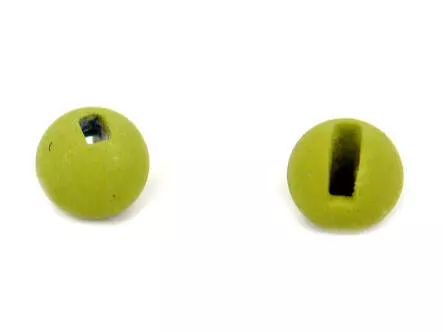 Bolas tungsteno con ranura - MATT OLIVE - 10 pcas.
