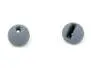 Bolas tungsteno con ranura - MATT GREY - 10 pcas. - 4,0 mm