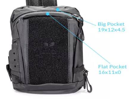Bolsa FRONTPACK BLACK EDITION hotfly