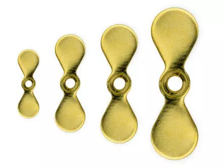 Helices spinfly TURBOPROP hotfly - GOLD - 20 pcas.