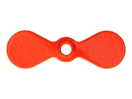 Helices spinfly TURBOPROP hotfly - FLUO ORANGE - 10 pcas. - 10 x 4 mm