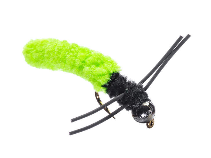Rubber Leg Mop Fly Fluo Chartreuse