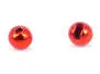 Bolas tungsteno con ranura - METALLIC RED - 10 pcas. - 4,6 mm