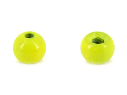 Bolas latón - FLUO AMARILLO - 25 pcas.