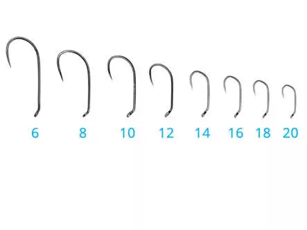 Anzuelos hotfly DRY SUPER LIGHT 1x fine barbless - 25 pcas.