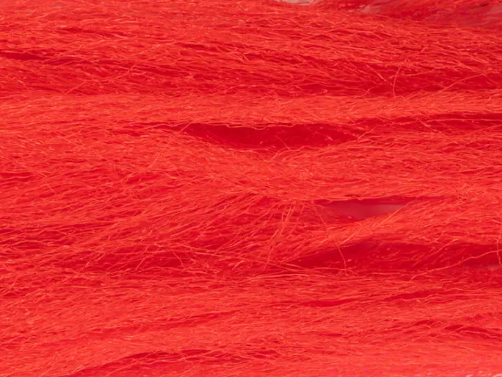 TAG PULSE FIBER hotfly - 20 cm x ca. 15 pc. - fluo red