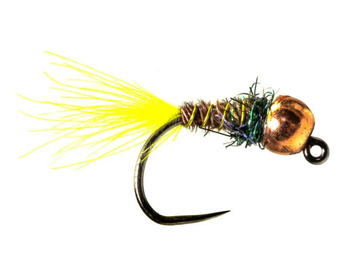 Pheasant Plus Lime CDC Tail TG BL 14