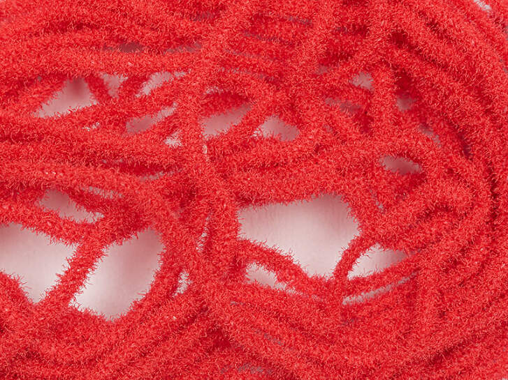FLOATING CHENILLE hotfly - 2 mm - 200 cm - red